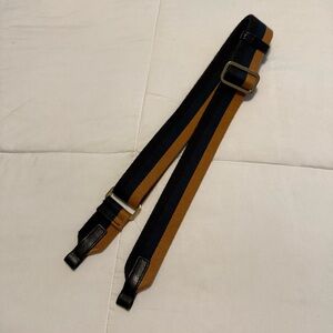 Mark & Graham 3 Twill Stripe Purse Strap - Tan, Navy, and Black